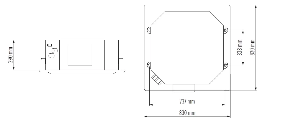 MyCond MCFK-A2/4 габаритные размеры - 3